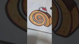 Satisfying Roulette Coloring | ASMR Coloring Page | Relaxing Art for Stress Relief #art #colorsfood