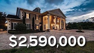 Touring a $2.6 Million Mansion In Tampa Florida - Florida Luxury Home Tour