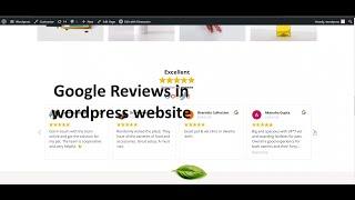 How to add google reviews in wordpress website