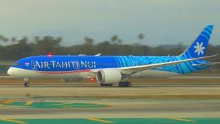 GREAT Take Offs & Landings At Los Angeles LAX Airport | A340-600, B747, A350 & More!