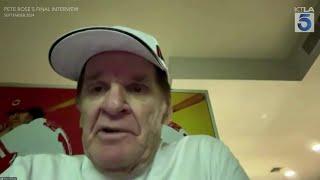 Pete Rose's Final Interview