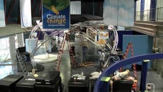 Science On a Sphere Traveling Exhibit Time Lapse