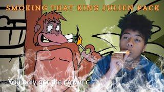 SMOKING THAT KING JULIEN PACK! | King Julien vs. King Louie - Rap Battle!