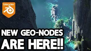 New Blender Geo Nodes & Procedural Generators