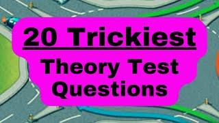 Driving Theory Test, Hardest Theory Questions. How To Pass UK Theory Test