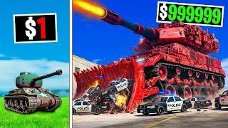 $1 to $1,000,000 Ramp Tank on GTA 5 RP