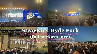 StrayKids Hyde Park London FULL Performance