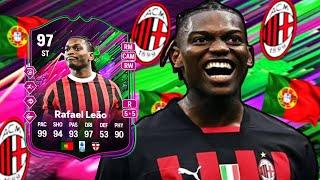 97 Shapeshifters Rafael Leao LvL 35 Season Pass PLAYER REVIEW!