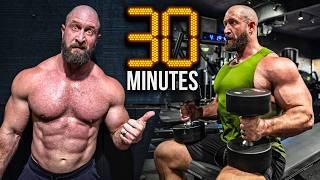 Build MORE Muscle in HALF THE TIME! (Science Backed 30 Min Workout)