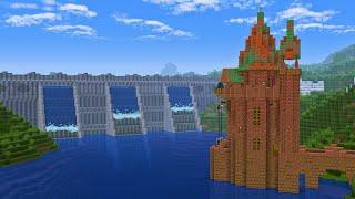 I Built a Functional Dam in Minecraft!