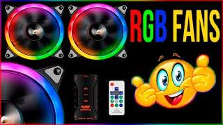  СУПЕР ВЕНТИЛЯТОРЫ   ДЛЯ ПК Aigo DR12 pro RGB   - мини-обзор! #VideoAlza