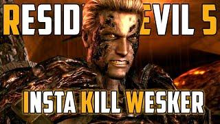 INSTA KILL WESKER TUTORIAL! | RESIDENT EVIL 5 | FINAL BOSS BATTLE | SPEED RUNNER TECHNIQUE | 1080HD