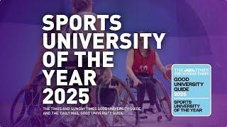 Sports University of the Year - The Times and The Sunday Times Good University Guide 2025