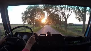 1982 Mercedes 207D POV drive through Dutch Countryside