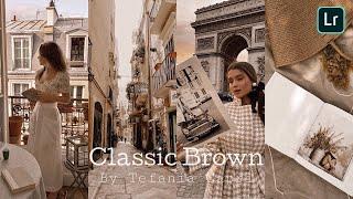 Classic Brown Lightroom Preset Download