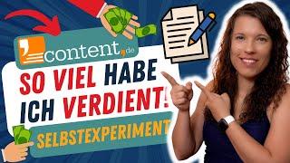 8 h als Texter auf content.de – Das habe ich verdient! | Selbstexperiment