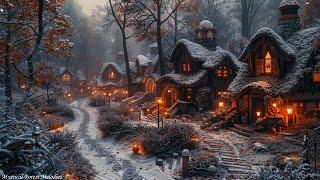 Fantasy Medieval Music, Peaceful Celtic Music,Winter at the House in the Forest Enchanting