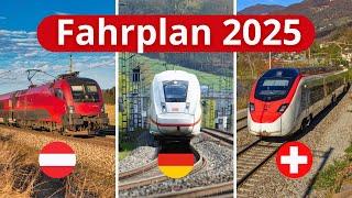 Verbesserungen im nächsten Jahr: ja, aber auch nein... | Das ist der neue Fahrplan 2025 für Ö, D, CH