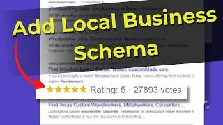Add Local Business Schema to WordPress - Detailed Tutorial