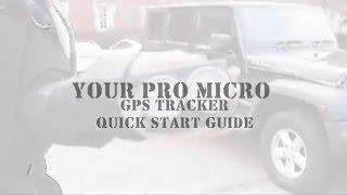 Trackershop's PRO MICRO GPS TRACKER - Quick Start Guide