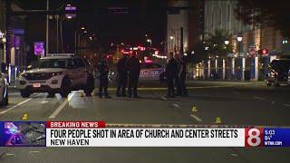 Four people shot overnight in New Haven