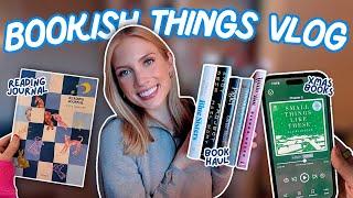 bookish year-end vlog  (2025 TBR, book haul, & new reading journal)