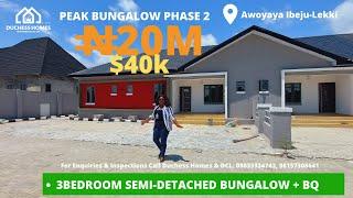 INSIDE THE MOST AFFORDABLE & SPACIOUS BUNGALOWS ON SALE IN LEKKI #IbejuLekki #Lagos #HouseForSale