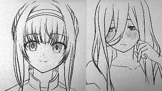 Can You Really Draw MAHIRU & Nakano  Like a Pro Using Draw So Easy Anime?