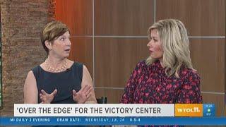 Victory Center having 'Over the Edge' fundraiser; Melissa Andrews rappels in honor of cancer patient