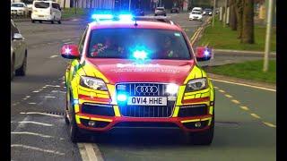 EPIC SIREN! - AUDI Q7 Trauma Team! + Police cars, Fire Engines & Ambulances Responding