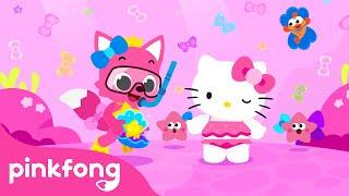 Hello KittyXBaby Shark | Hello,Friends!| Cá mập con& Pinkfong gặp gỡ người bạn mới | Nhạc thiếu nhi