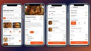 Food Delivery App UI Design In Flutter - UI Design Tutorial