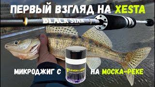 ПЕРВЫЙ ВЗГЛЯД НА XESTA BLACK STAR S78. РЫБАЛКА НА МОСКВА-РЕКЕ С ELEVEN LURES MICRO TRAP 1.5!