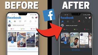 Enable DARK MODE on Facebook App! (easiest way)