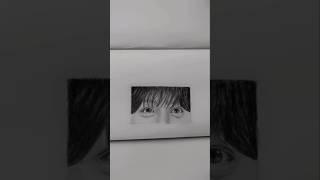 BTS JK eyes drawing 