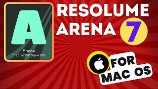 Install Resolume Arena 7 for Apple Mac OS - M1 M2 M3 | VJ - DJ Projection mapping Easy Guide