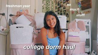 COLLEGE DORM HAUL | freshman year!