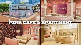 PINK CAFE AND APARTMENT FULL TOUR | BUILDING FOR BUSINESSES AND HOBBIES EP | NO CC AND CC VERSION