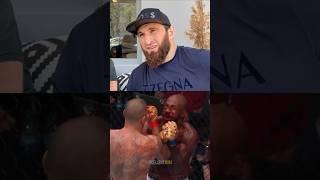 Magomed Ankalaev reacts to Alex Pereira ko'ing Khalil Rountree at UFC 307