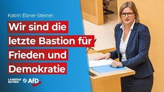 Wir sind die letzte Bastion für Frieden und Demokratie