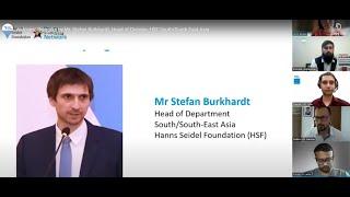 Welcome Remarks by Mr. Stefan Burkhardt, Head of Division, HSF South/South-East Asia