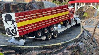 RILIS RC truk HINO 500 TRIBAL versi SULAWESI ‼️ towing truk baru ngambil dari DAILER