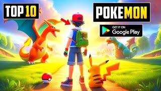 Top 10 Best POKEMON GAMES FOR Android Of All Time In 2024 | High Graphics (Multiplayer)