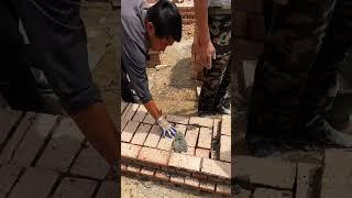 Daily operation of bricklayers#howtomakecookingoilathome #shorts