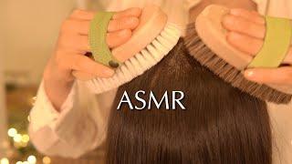 [ASMR] Gently & Slow Hair Brushing with Soft Brushes  | Help You Sleep | No Talking