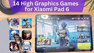 Best games for xiaomi pad 6 | High end graphics games for xiaomi pad 6 #freefire #bgmi #xiaomipad6