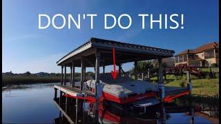 6 Tips for building a dock!