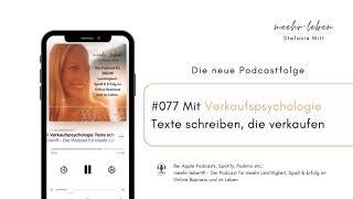 Podcastfolge 077 Mit Verkaufspsychologie Texte schreiben, die verkaufen