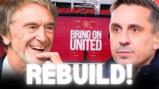 "Gary Neville Reacts: Sir Jim Ratcliffe’s Huge Stadium Move!"