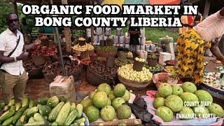 ORGANiC FOOD   ROAD SIDE MARKET IN BONG COUNTY LIBERIA WEST